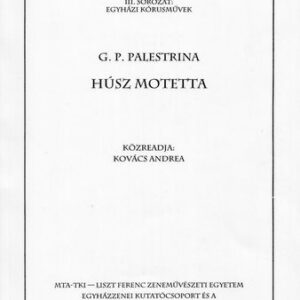 G. P. da Palestrina: 20 motetta