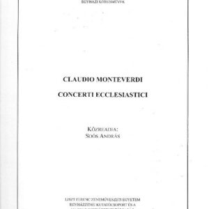Claudio Monteverdi: Concerti Ecclesiastici
