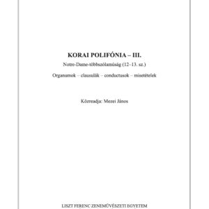 Korai polifónia III.